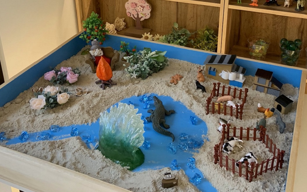 箱庭療法の写真/東京都国立市カウンセリングオフィスFROLOG